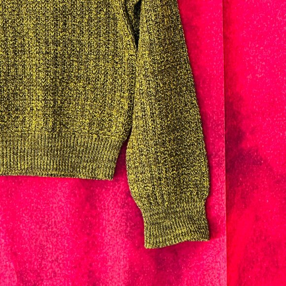 UNIVERSAL THREAD WOMEN'S GREEN STRETCH SWEATER CREW NECK LONG SLEEVE SIZE M - Picture 5 of 11